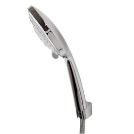 ECOSPA Large Shower Head Universal Bath Shower Handheld Handset Chrome 8 Mode Function