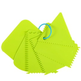 6Pcs Glue Spreader Epoxy Resin Spreader Tool Adhesive Spreaders Flexible Filler Tool Applicator Adhesive Scraper for Putty Fillers Caulk Spackling Paste Polyester Resin