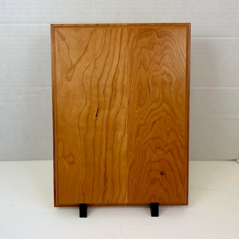Genuine Cherry Wood Plaque Base – Premium 100% Real Cherry,