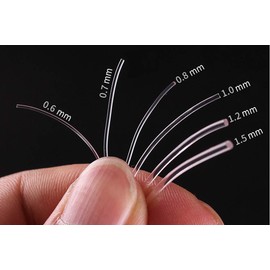 100 Meters 0.8mm Clear Elastic Stretch Beading Thread Jewelry Bracelet Craft Making Cord String Wire