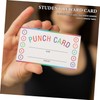 TEHAUX 50 Sheets Behavior Punch Cards for Kids Students Teachers