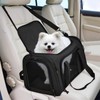Cocopetto Portable Pet Carrier: Black Cat Cage, Sling Bag, Dog Backpack Cat Black=M