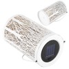 Solar Power Hanging Hollow LED Lamp Decorative Light for Outdoor
