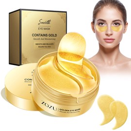 Augenpads Eye Pads, Collagen Augenpads gegen Augenringe Falten Tränensäcke, 60PCS Augenmaske mit Hyaluron und Vitamin E, Under Eye Masks Augenpflege Augen Gel Pads