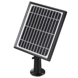 Hiseeu Solar Panel Compatible with Outdoor Rechargeable Battery Powered WiFi Security Camera C10/C10+/C20/C40, Non-Stop Charging, IP65 Waterproof, 13ft Micro USB Power Cable, Adjustable Bracket