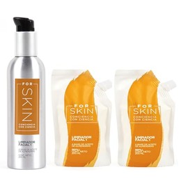 Limpiador desmaquillante con aceite de Almendras 200 ml | Todo tipo de piel | Doble limpieza facial | Elimina maquillaje a prueba de agua | No irrita ni reseca (Kit Desmaquillante)