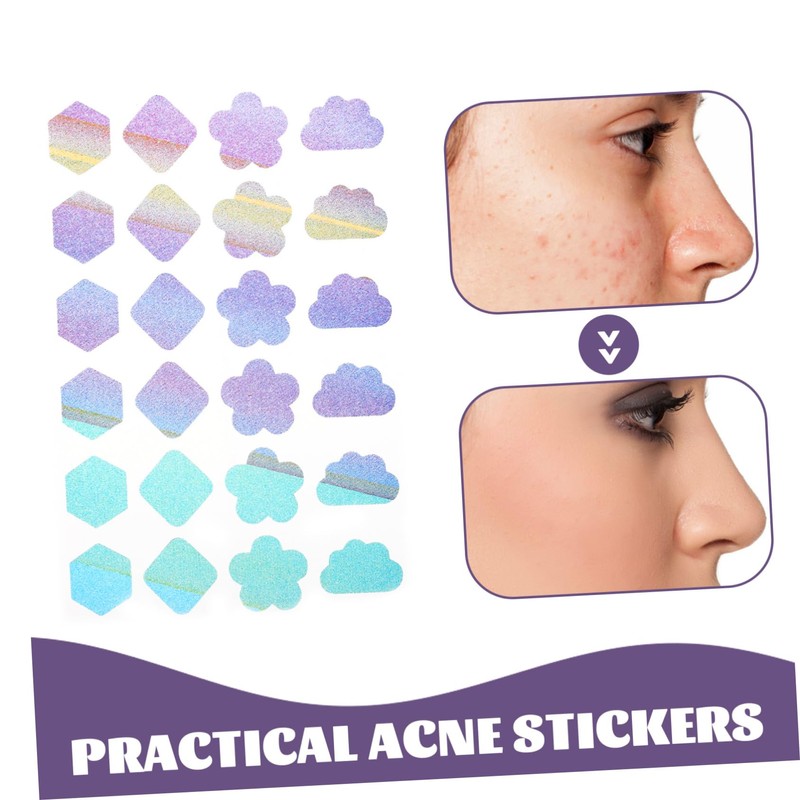 FOMIYES 2 Boxes Skin Mole Patches Hydrocolloid Stickers Face Pimple