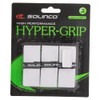 Solinco Hyper Extra Tacky Tennis Over Grip White 3 Pack