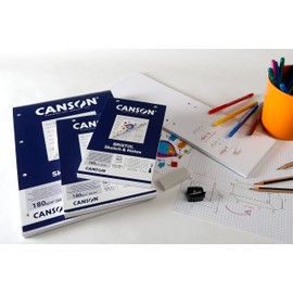 CANSON Bristol A5 Perforated Pad 180gsm (Pack of 50)