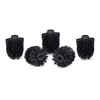Relaxdays WC Bürstenkopf im 5er Set, lose Toilettenbürsten 9,5 mm