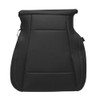 Lskioer Front Driver Side Bottom Perforated Leather Seat Cover Black