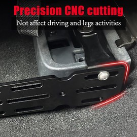 MSIZOY Front Seat Molle Storage Mount Panel Fire Extinguisher Mount Brackets Holder Compatible with for 2021 2022 2023 2024 2025 2026 Ford Bronco 2 Door 4 Door Accessories