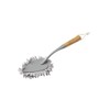Addis Chenille Duster With Naturally Sterile Bamboo Handle,Grey/Wood,8 x 4
