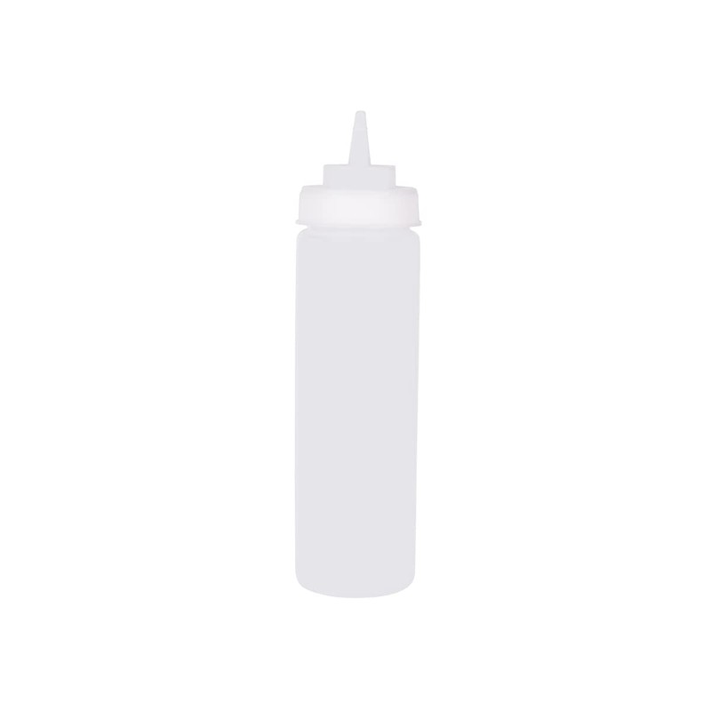 Chef Inox Wide Mouth Squeeze Bottle, 720 ml Capacity, Clear