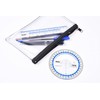 Helix 10cm 360 degree Protractor Angle Measure