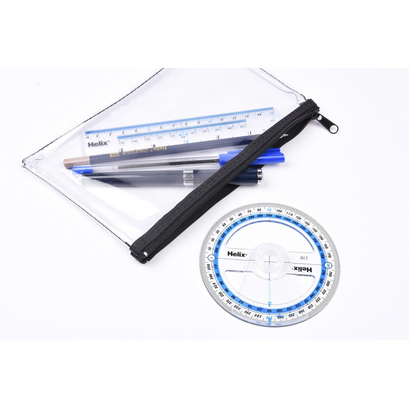 Helix 10cm 360 degree Protractor Angle Measure