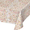 Trendware Confetti Sprinkles Plastic Tablecloths, 3 Count