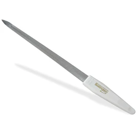 Nail File Hollow File from Solingen Manicure Sapphire Nail File Made in Germany Fine / Coarse Pedicure File in Various Lengths Nail Care for Hands and Feet (20 cm, Nail File/Hollow File White)