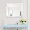 Tanmicoshomy 30 x 36 Inch Rectangle Wall Mirror, Natural Shell