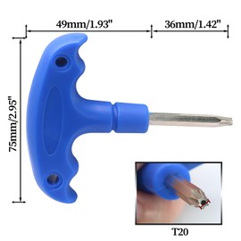 Bonsicoky Golf Wrench Driver Tool, T20 Golf Wrench Golf Head Adjustment Tool Golf Accessories for Golf Club Driver Shaft Adapter