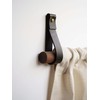 GENUINE LEATHER - by Keyaiira - Curtain rod holder leather