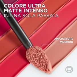 L'Oréal Paris Liquid Lipstick, Intense Color, Long-Lasting Matte Formula, With Hyaluronic Acid, Smudge-Resistant, No Transfer, Shade: 425 Afterwork Drink