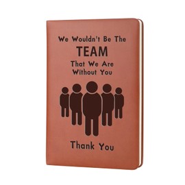 WHLBHG Team Leader Gift Boss Notebook Gift Boss Appreciation Gifts We Wouldn't Be The Team That We Are Without You Thank You Team Coach Leader Employee Birthday Gifts (Be the Team)