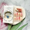 Summer Press on Nails Almond Flower Fake Nails Medium with