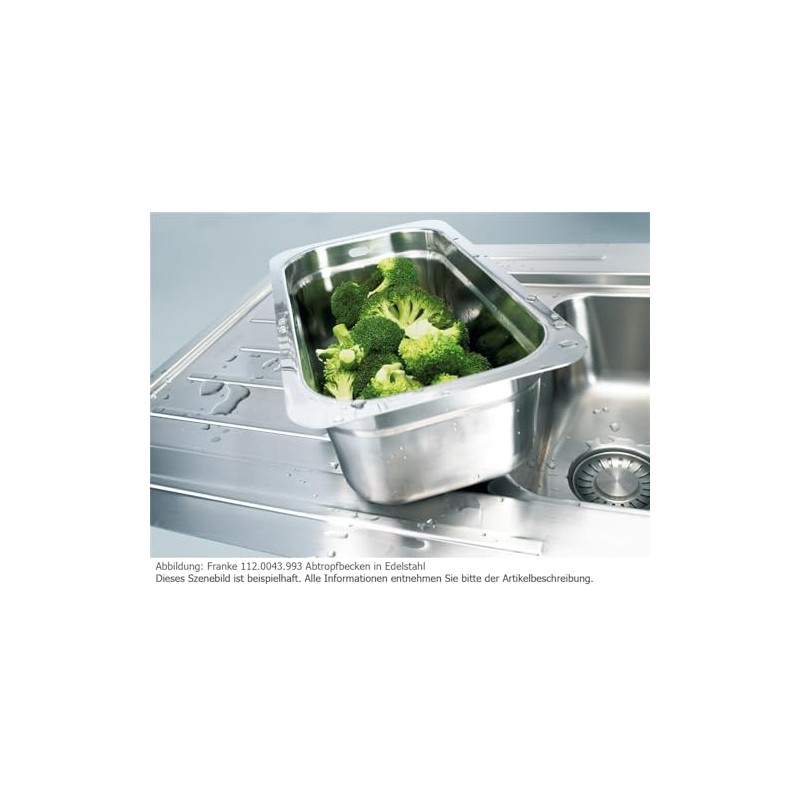 Franke accessories / strainer bowl / stainless steel / GN