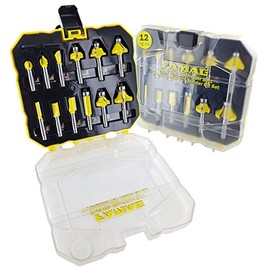 FAMAG Profi Line 3382.812 Carbide Cutter Set 12 Pieces Shank Diameter 8 mm in Plastic Box