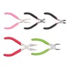 5Pcs Pliers Kit Diagonal Flat Nosed Bail Making Jewelry Pliers