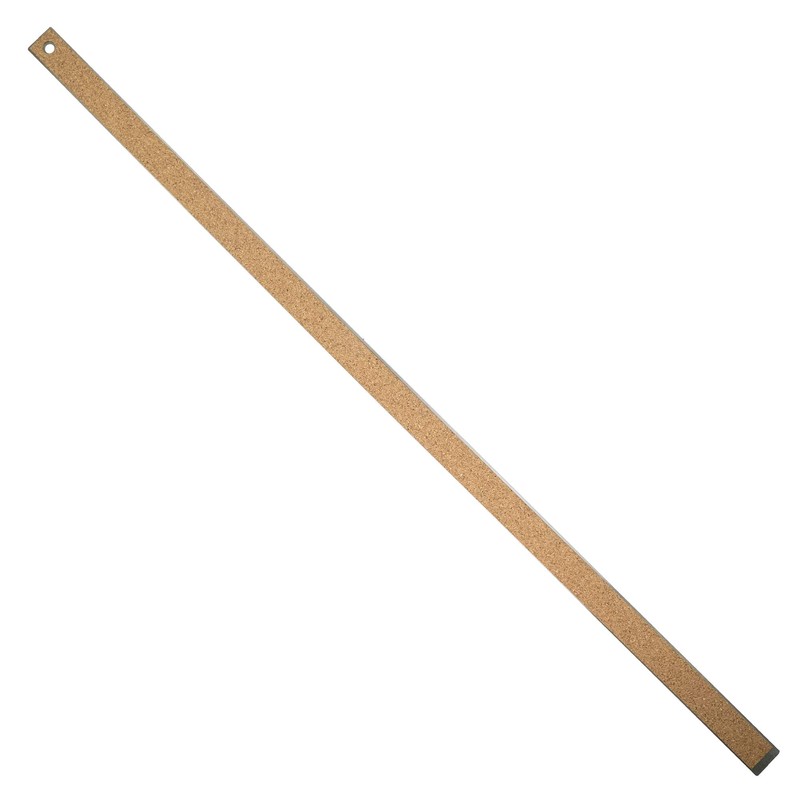 36" Stainless Steel Ruler with Non-Skid Cork Backing: 32 &