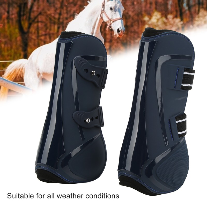 Horse Tendon Boots PU Shell Tendon Fetlock Brace for Riding