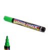 Liquid Chalk Marker Pen Green- 5mm Bullet Nib Wet Wipe