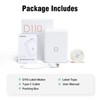 Label Maker D110 Bluetooth Thermal Label Maker Machine with Tape,