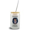 Owl in Pyjamas Night Owl Early Bird Saying Drinking Glass