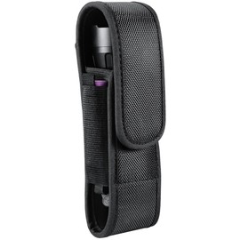 YONCONO Flashlight Holster, Molle Tactical Torch Cover Case Nylon Adjustable LED Torch Pouch Fit 5" to 7“ Flashlight for Outdoor Camping Hiking Hunting