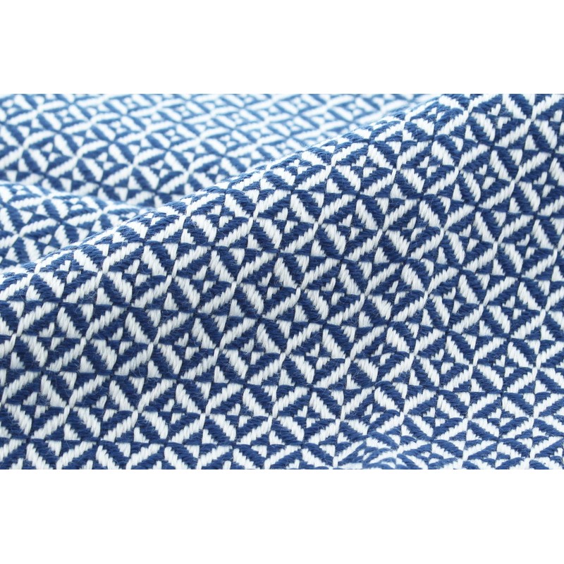 1-65616-86-KON Natsuhashi Pattern Woven Handkerchief Towel, Watane Diagonal Pattern, Chamon,