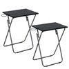 LOFTEY Tv Trays Set of 2, Folding TV Dinner Table,