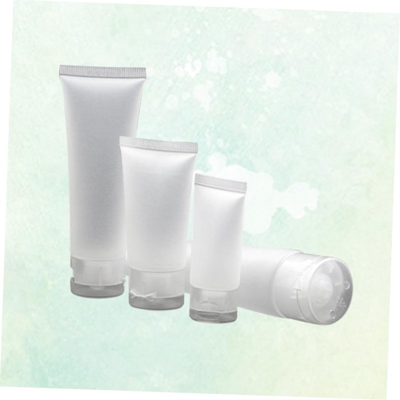 Ipetboom 4pcs Empty Lotion Travel Bottle Screw Top Pump for