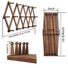 WEBI Accordion Wall Hanger, Wooden Coat Rack Wall Mounted, Hat