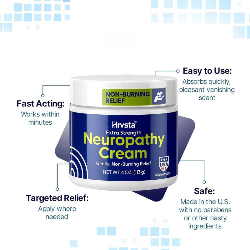 Basic Vigor Hrvsta Neuropathy Relief Cream – Extra Strength for