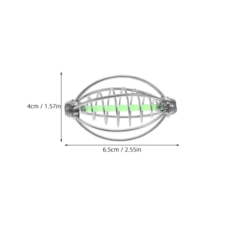 WHAMVOX 12Pcs Fishing Bait Trap Cages Durable Fishing Gear for