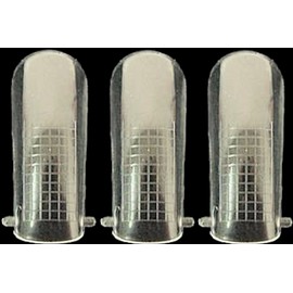 10 dual tips popits with length aids: for acrylic gel, acrylic and UV gel. Reusable. 1 x 10 sizes.