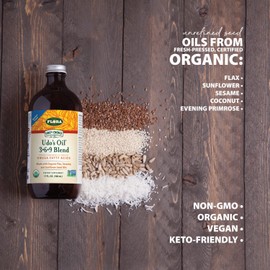 Organic Udos Oil, 16.9 fl oz (500 ml), Organic JAS Certified, Organic Blend Oil, 7 Types of Beauty Health Oils, Essential Fatty Acids