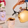 Pinky Up Hadley Stainless Steel Tea Kettle for Stovetop, Whistling