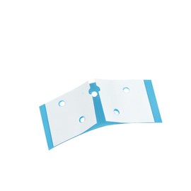 36 unidades/lote de cinta adhesiva de encaje para pelucas, cinta impermeable de doble cara para pelucas y extensiones de cabello (con agujero)