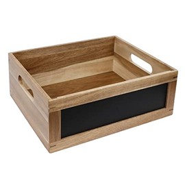 Olympia Display Crate with Chalkboard Side 1/2 Gn 325X265X120mm - New Features