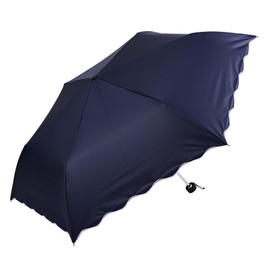 Nifty Colors 2410NV Folding Umbrella, Blackout Scala Embroidery Mini