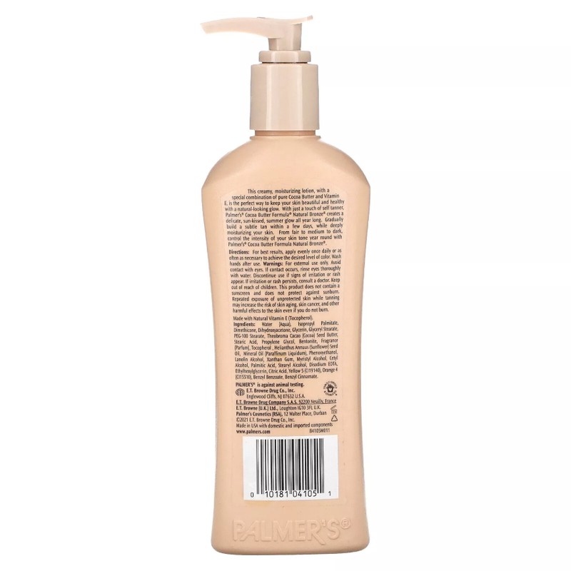 Cocoa Butter Formula® with Vitamin E, Natural Bronze Body Lotion,